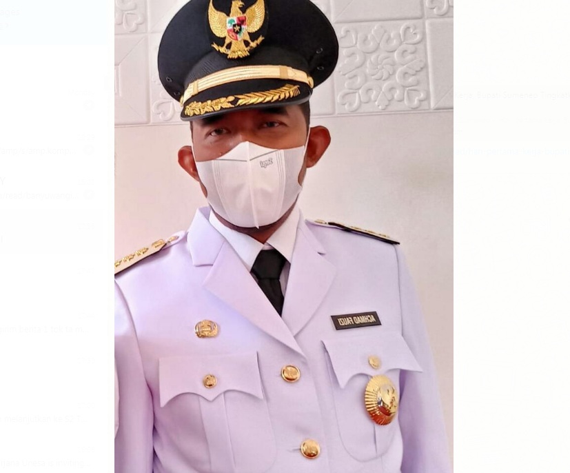 Bupati Sumenep, Achmad Fauzi SH, M.Hum. SP/Ainur Rahman