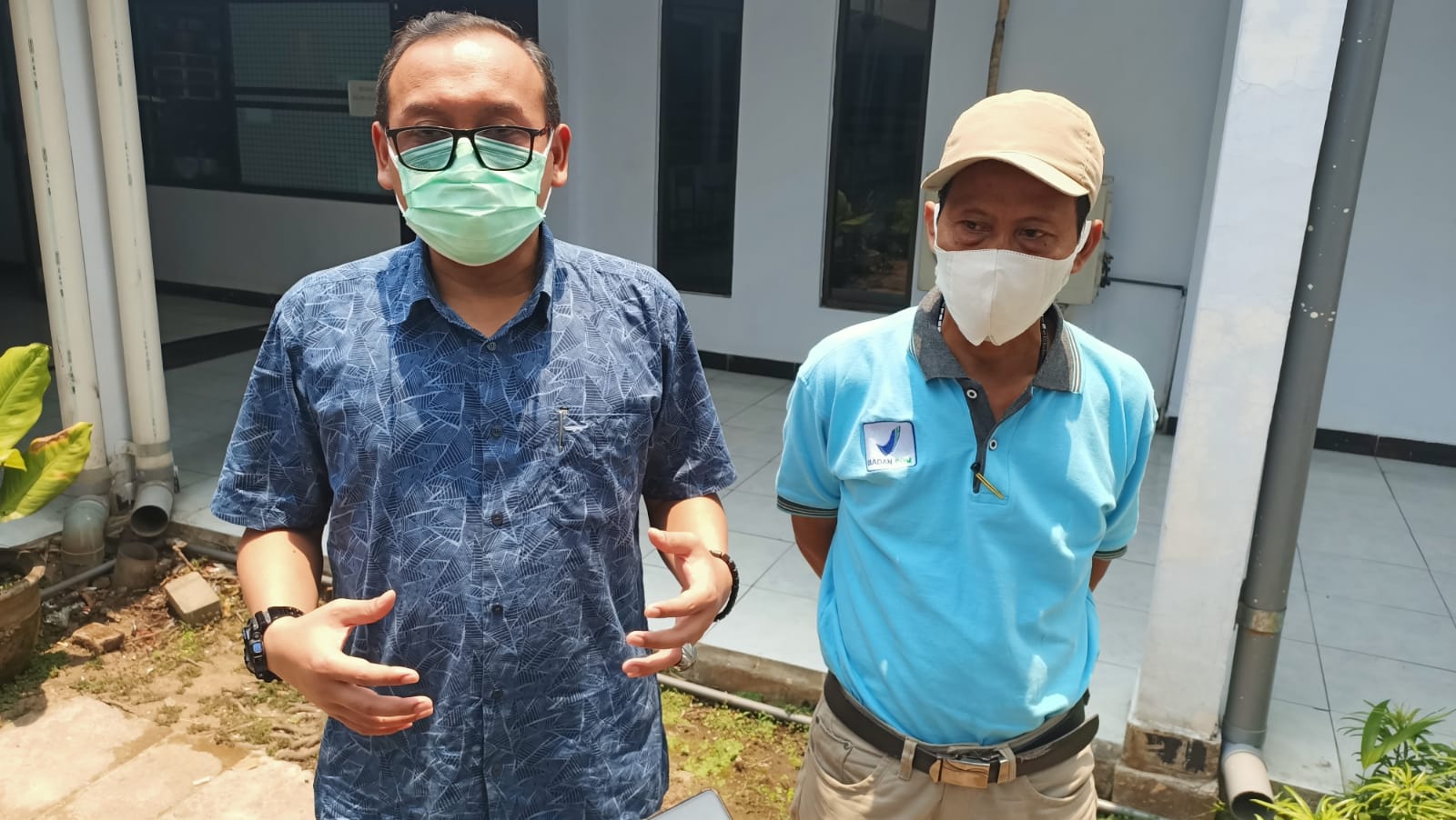 Kepala Disperindag Kabupaten Mojokerto, Iwan Abdillah saat dikonfirmasi terkait pasar sehat.SP/Dwi Agus Susanti