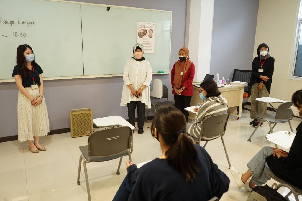 Untag Surabaya sebagai tuan rumah acara Examination for Japanese University (EJU). SP/MBI