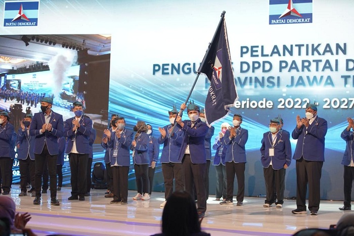 Ketua DPD Partai Demokrat Jatim Emil Dardak saat pelantikan beberapa waktu lalu. SP/RKO