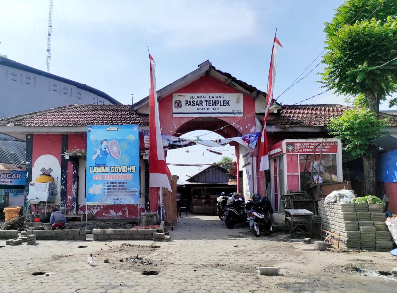 Pasar Templek Kota Blitar. Foto: Pemkot Blitar.