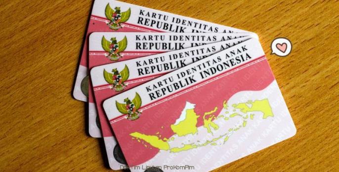 Foto ilustrasi Kartu Identitas Anak (KIA).