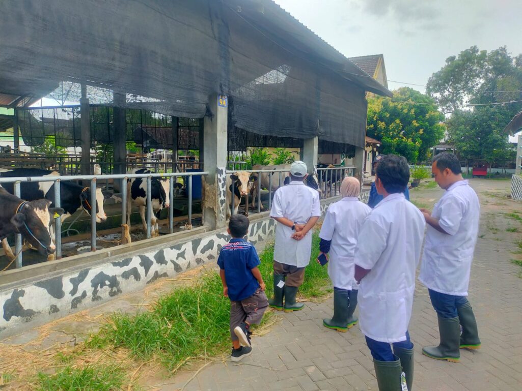 Dinas Peternakan Kabupaten Pasuruan saat kunjungan koordinasi ahli  teknologi.