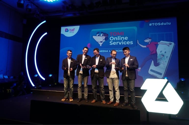 Peluncuran TOMI Online Services di Jakarta.