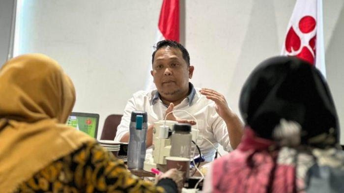 Wakil Ketua DPRD Kabupaten Pasuruan, Andri Wahyudi saat mengunjungi kantor BRIN di Purwodadi, Pasuruan.