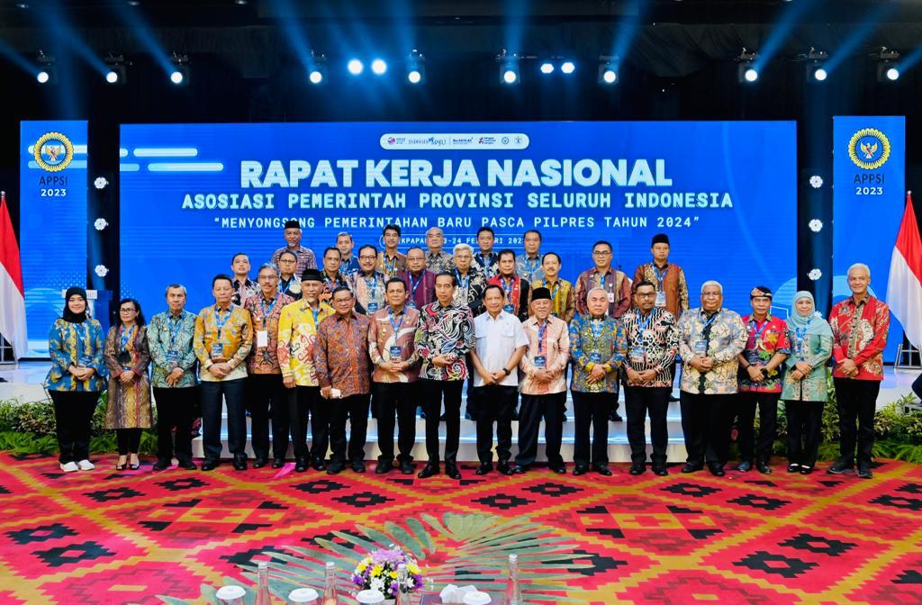 Rakernas APPSI yang digelar di Ballroom Novotel Hotel Balikpapan, Kalimantan Timur, Kamis (23/2/2023). Foto: Pemprov Jatim.
