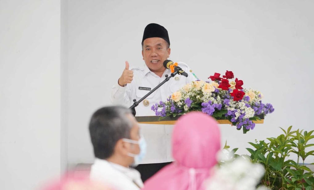 Wakil Bupati Gus Mujib saat silaturahmi dengan managemen RSUD Bangil.