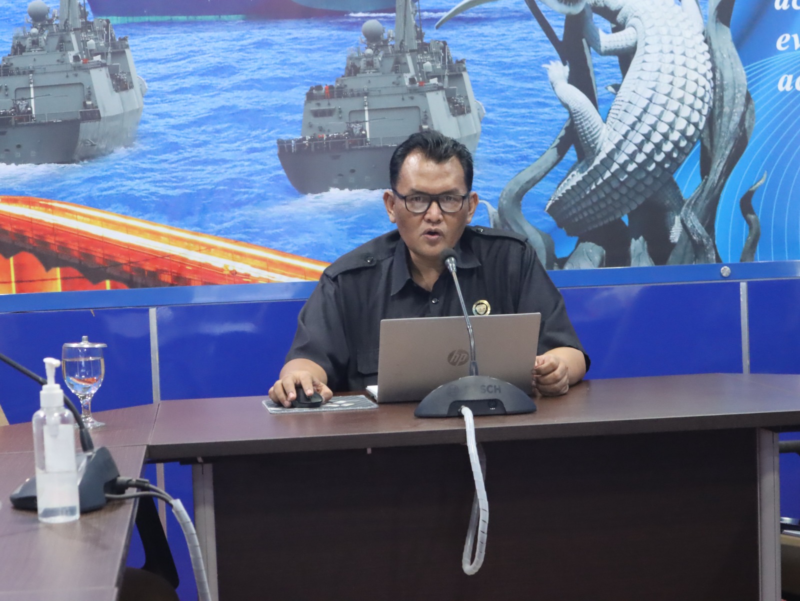 Fungsional Statistik Ahli Madya BPS Jatim, Umar Sjaifudin. Foto: BPS Jatim.