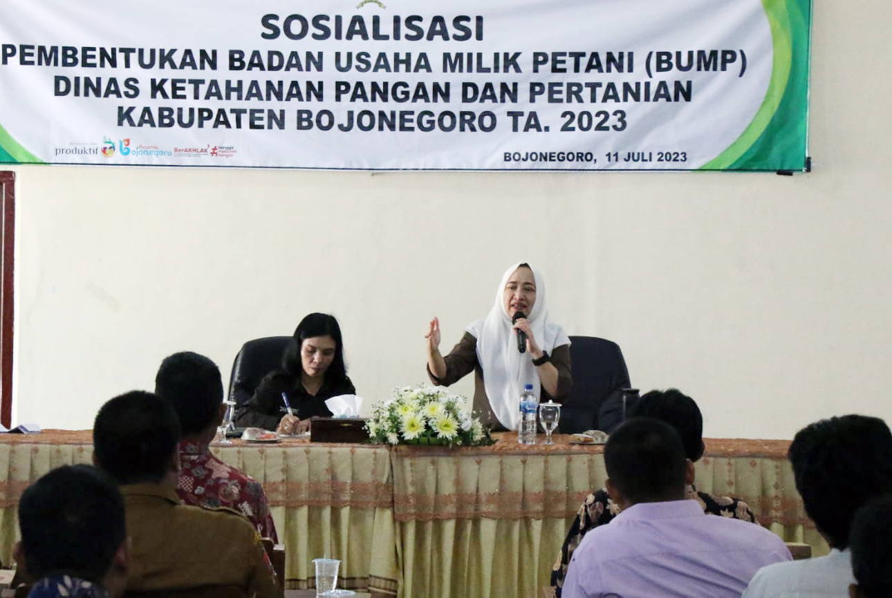 Kegiatan sosialisasi pembentukan BUMP di Kabupaten Bojonegoro. Foto: Pemkab Bojonegoro.