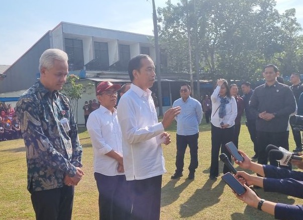 Presiden Joko Widodo Mengunjungi SMKN Jateng, Rabu (30/08/2023)