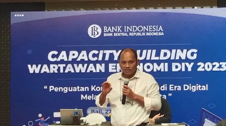 Kepala Divisi Relasi Media Massa dan Opinion Maker Departemen Komunikasi Bank Indonesia (BI) Syachman Perdymer.