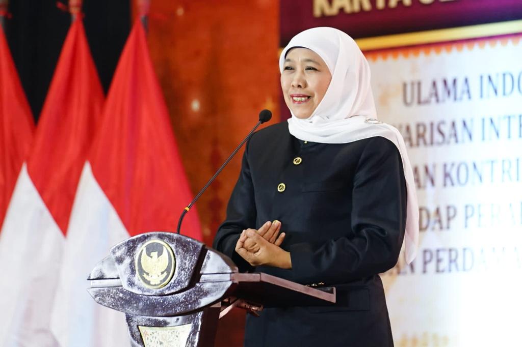 Gubernur Jawa Timur Khofifah Indar Parawansa. SP/AINI