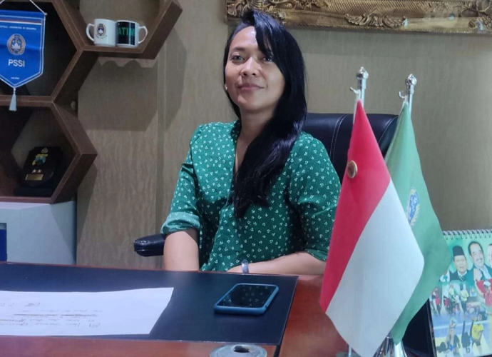 Sekretaris Asprov PSSI Jatim Dyan Puspito Rini.