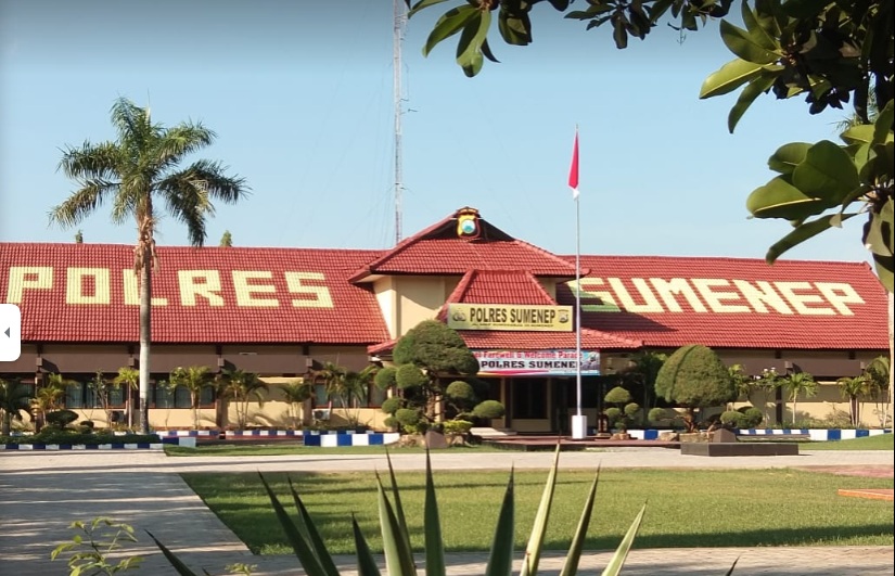Kantor Polres Sumenep, Jalan Urip Sumuharjo No. 35 Kota Sumenep. SP/Ainur Rahman