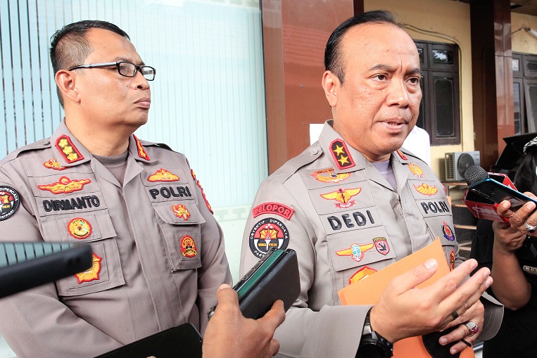 Kadiv Humas Polri Irjen Dedi Prasetyo di Polda Jatim, Kamis (20/20/2022). SP/Ariandi.
