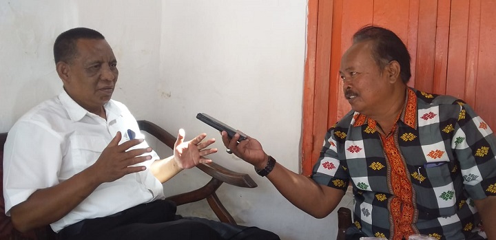 Anggota LMR RI Kab. Sumenep, Amiruddin saat dikonfirmasi Awak Media di Kab. Sumenep. SP/Ainur Rahman