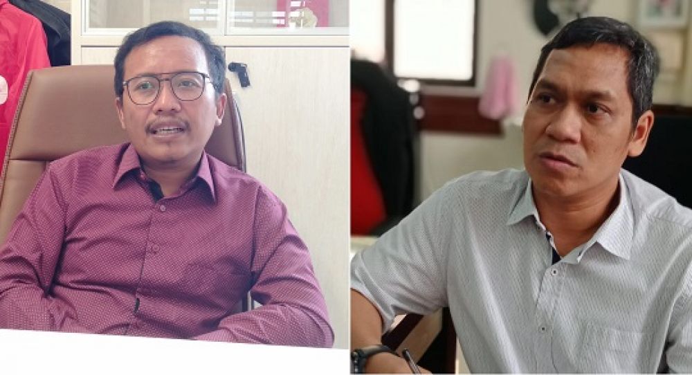 Sekretaris Komisi D, DPRD Kota Surabaya, dr Akmarawita Kadir (kanan) dan Anggota Dewan Komisi D Tjutjuk Supariono (kiri)