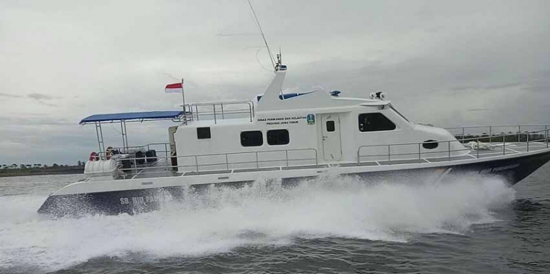 Kapal Pengawas Perikanan milik DKP Provinsi Jawa Timur.
