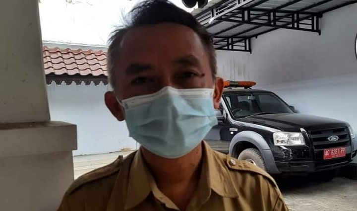 Eko Wahyudi Jubir Gugus Covid-19 Kab. Blitar. SP/Hadi Lestariono