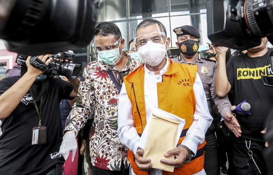 Ajay Priatna salah satu kader PDIP yang terjerat kasus korupsi