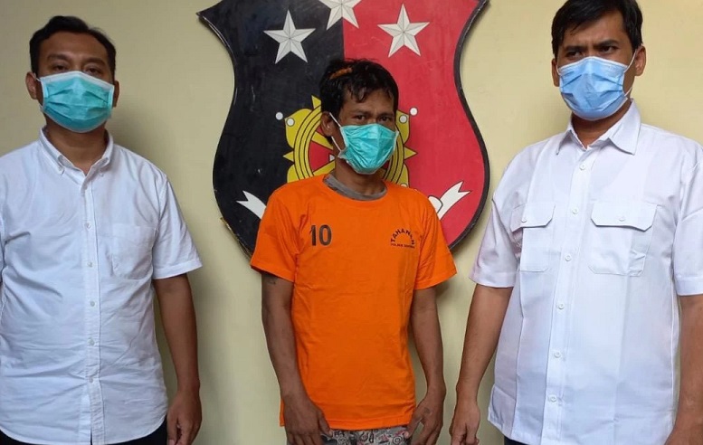 Pencuri diamankan Polsek Genteng