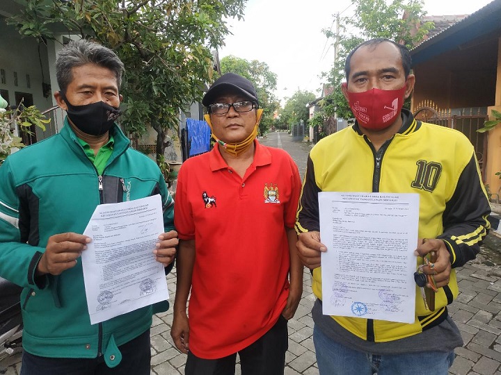 Anggota AMDK beber laporan korupsi dana desa ke Polresta dan Kejaksaan. SP/Sugeng