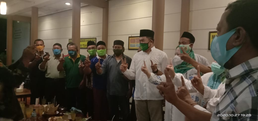 Cawabup Taufiqulbar bersama warga Ansor dan nahdliyin kec Tulangan