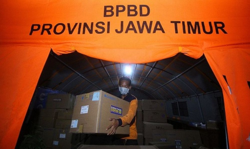 Posko BPBD Jatim. SP/Antara