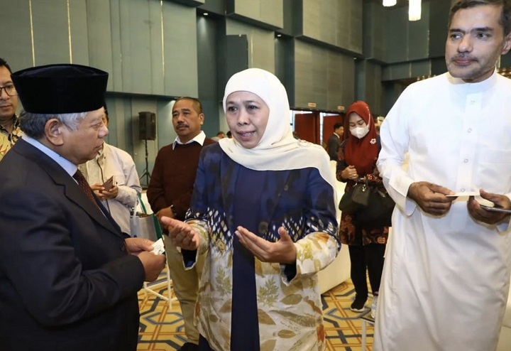 Gubernur Khofifah saat melakukan misi dagang di Riyadh, Arab Saudi, pada 28 November 2022 lalu.