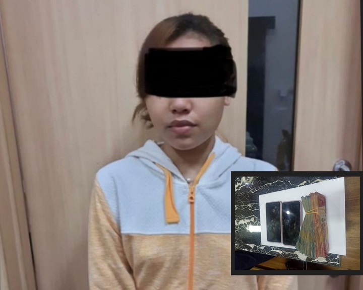 Kolase pelaku dan barang bukti yang diamankan polisi.