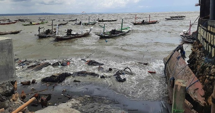 Warga diimbau agar mewaspadai banjir di wilayah pesisir. SP/DE/Esti Widiyana