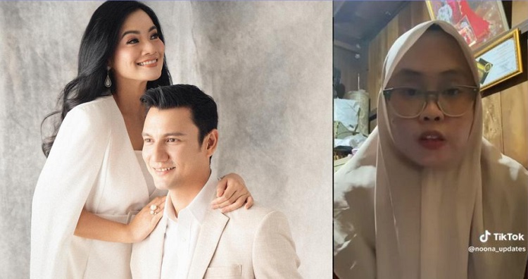 Pasangan Titi Kamal dan Cristian Sugiono, serta pelaku penyebar berita hoax bernama Riska pemilik akun gosip @noona_update. SP/ SBY