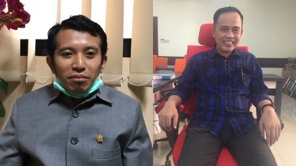 Adam Rusydi (kiri) dan Badrud Tamam (kanan).