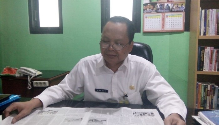 Kadinas Pendidikan dan Kebudayaan Pemkab Sidoarjo Drs Ec Asrofi. SP/Sugeng Purnomo