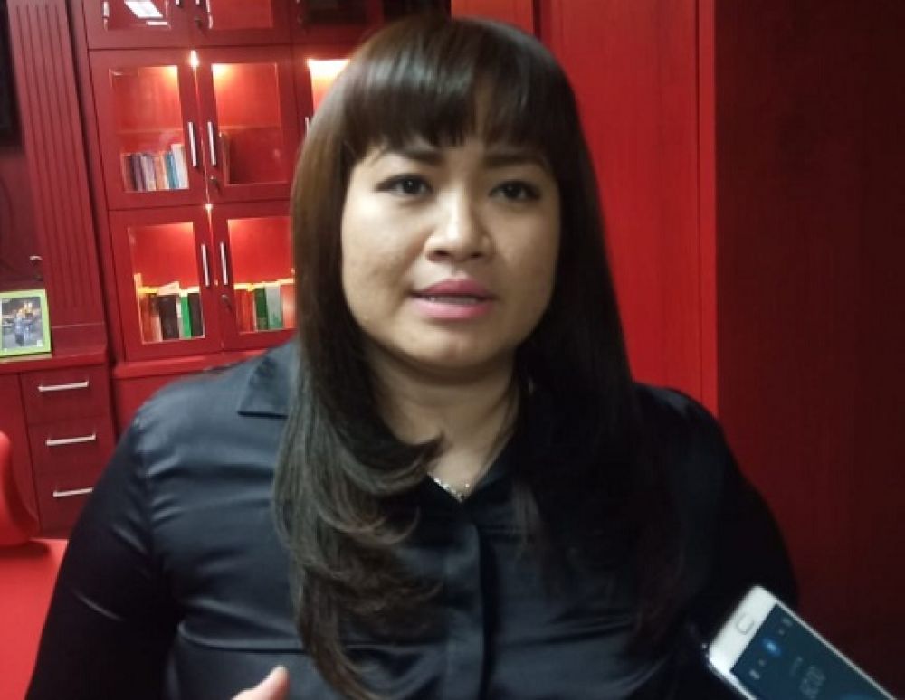 Ketua Fraksi Partai Demokrat DPRD Kota Surabaya Herlina Harsono Njoto. SP/Alqomaruddin.