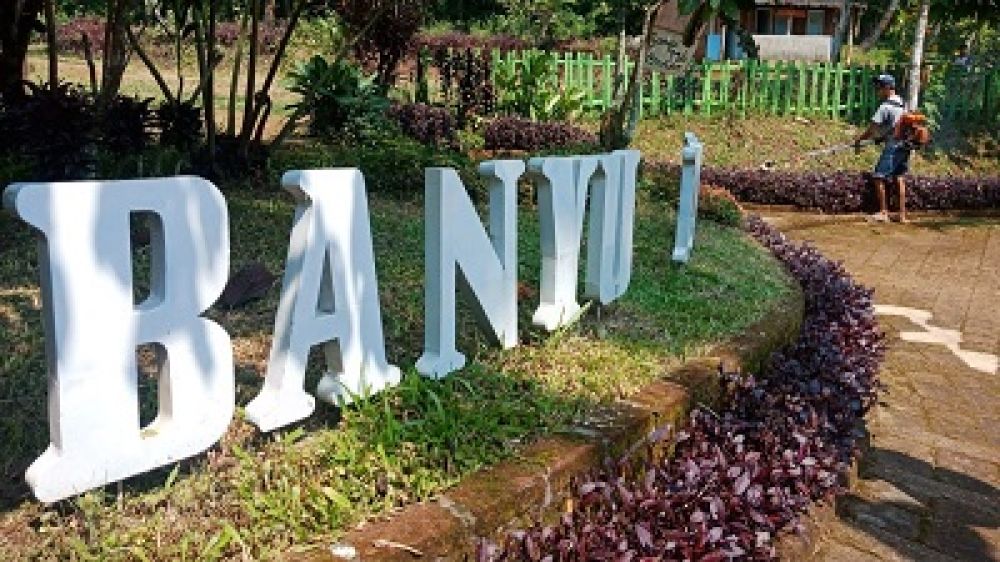 Suasana tempat wisata Banyu Mili di Desa Carangwulung, Wonosalam, Jombang. (SP/M. Yusuf) 