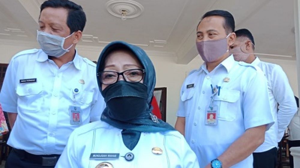 Bupati Jombang, Mundjidah Wahab. SP/M. Yusuf