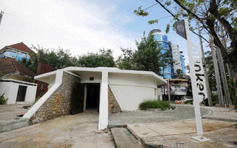 Bunker di belakang kantor Polsek Tegalsari, Kota Surabaya, Jawa Timur, bakal dimanfaatkan menjadi CoWorking Space atau ruang kerja bersama maupun tempat pameran produk UMKM.SP/Humas Pemkot Surabaya