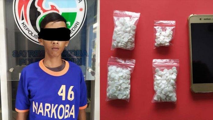 Kolase pelaku dan barang bukti yang diamankan polisi.