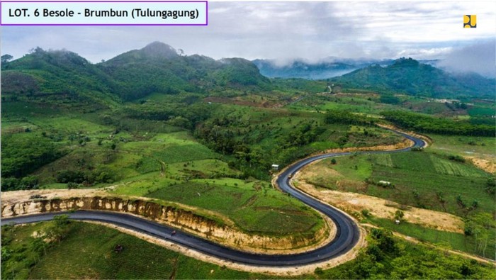 Jalan Pansela Jatim. Foto: Kementerian PUPR.