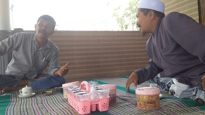 Jailani, Gapoktandes desa Duko Kec. Rubaru, saat dikunjungi LSM Super di kediamannya. SP/Ainur Rahman