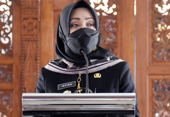 Bupati Mojokerto, Ikfina Fahmawati. SP/Dwy Agus Susanti