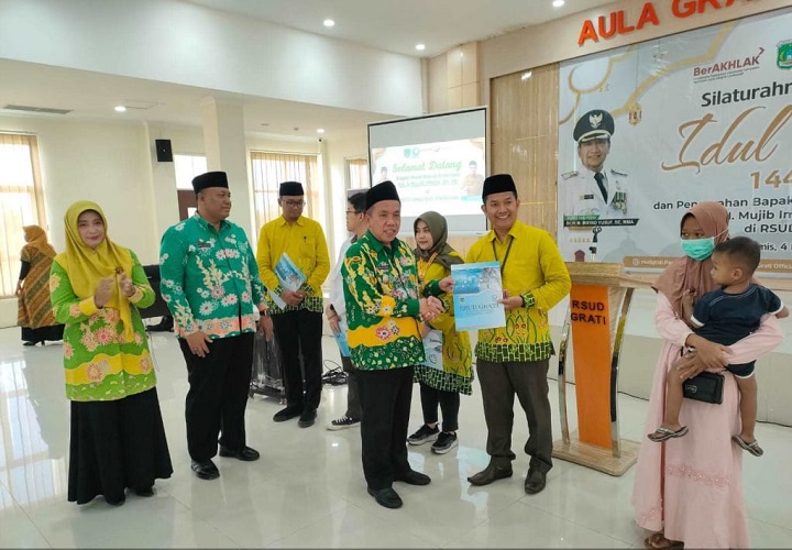 Wakil Bupati Mujib Imron saat berkunjung ke RSUD Grati