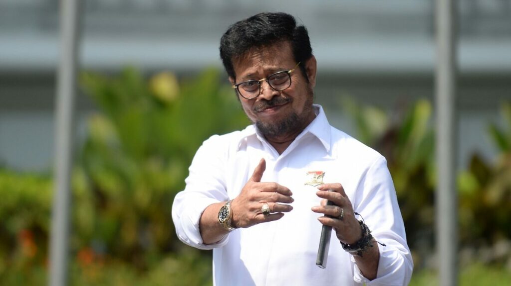 Menteri Pertanian Syahrul Yasin Limpo.
