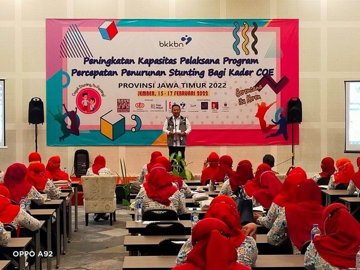 Kegiatan Peningkatan Kapasitas Pelaksana Program Percepatan Penurunan Stunting bagi Kader CoE. SP/Min