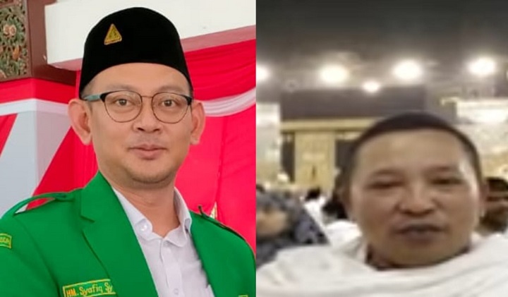 Dari Kanan H. Slamet Junaidi Bupati Sampang, Sahabat Gus Syafiq Sauqi, LC Ketua PW GP Ansor Jawa Timur. SP/Gan