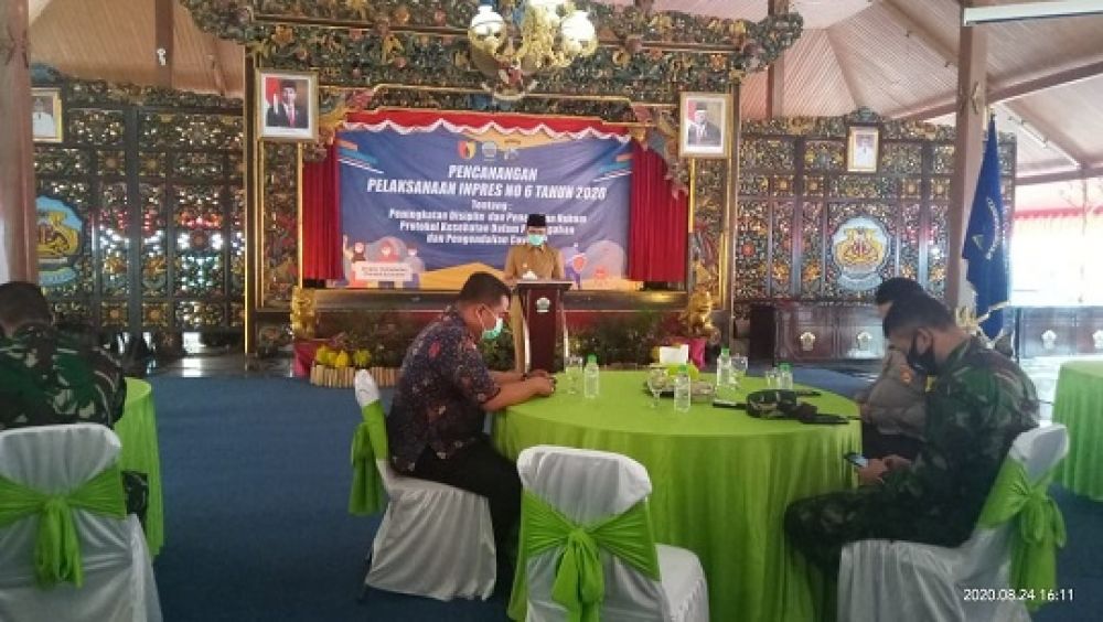 Pelaksanaan pencangan inpres .SP/Qom