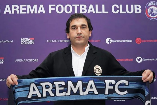 Mantan Pelatih Arema FC Eduardo Almeida