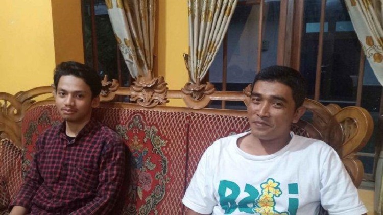 Kades Pucungroto, Eddy Widodo (kanan). SP/ SBY