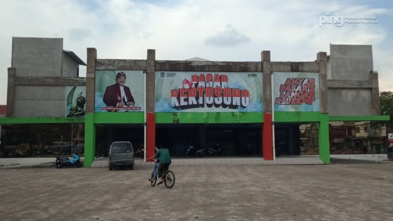 Pasar Baru Kertosono Nganjuk. Foto: Pemkab Nganjuk.
